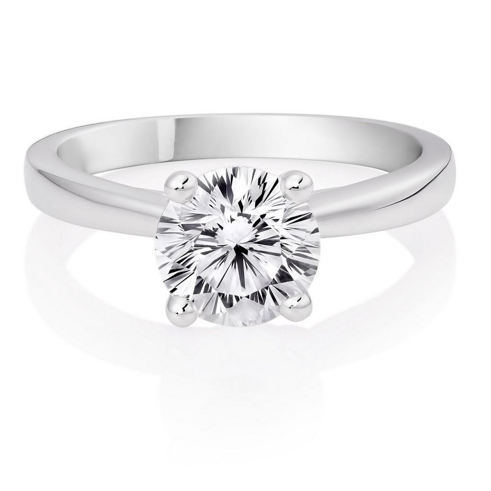 Beyond Brilliance 18ct White Gold Diamond Solitaire Ring