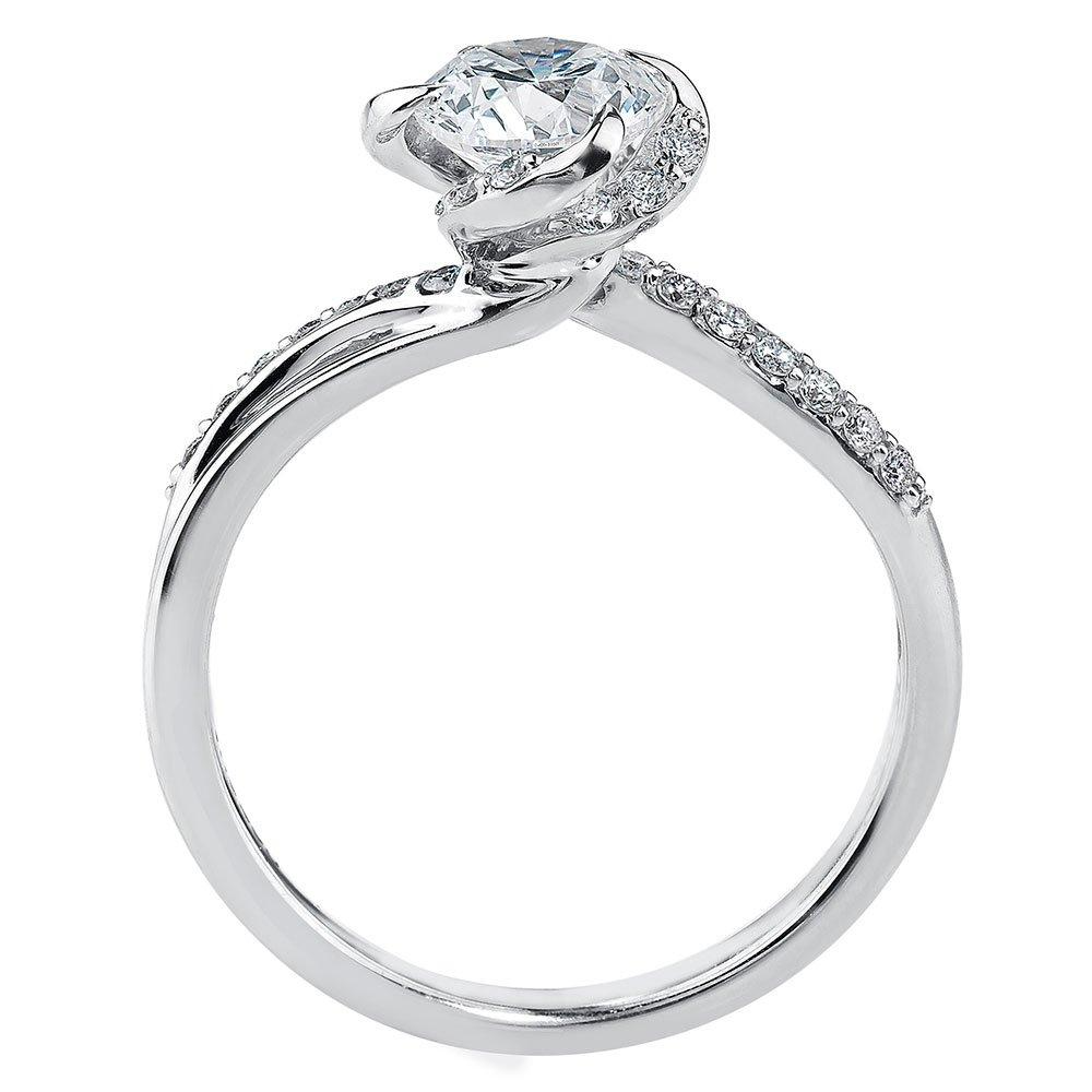 Maple Leaf Diamonds Wind's Embrace 18ct White Gold Diamond Solitaire Ring - Image 3